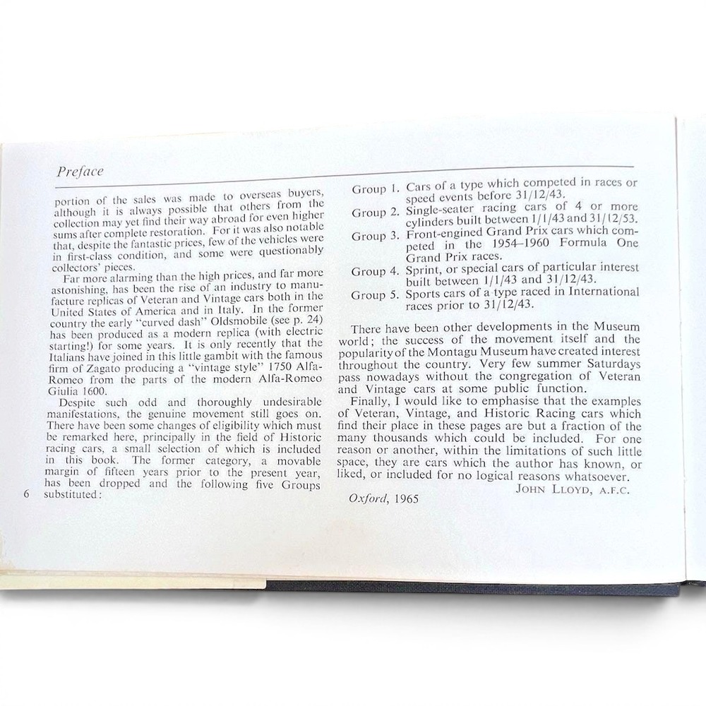 Book The Worlds Veteran to Vintage Cars Doubleday Hardcover 1960s Classic Decor - Picture 8 of 10